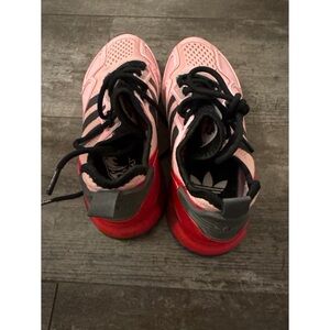 Adidas Pink and Red Sneakers unisex